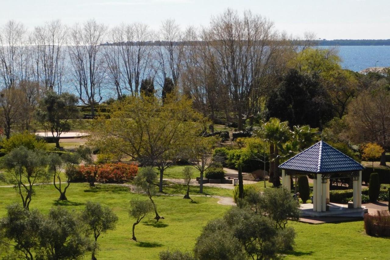 "T2 "Antibes Les Pins 3" Air Conditionned Sea View With Parking And Pool" Appartement Buitenkant foto