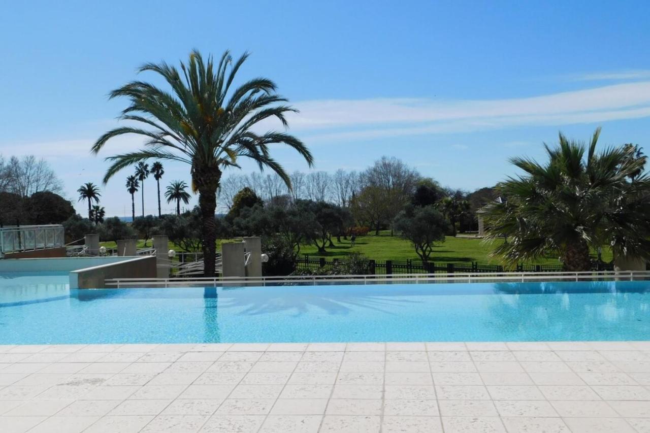 "T2 "Antibes Les Pins 3" Air Conditionned Sea View With Parking And Pool" Appartement Buitenkant foto