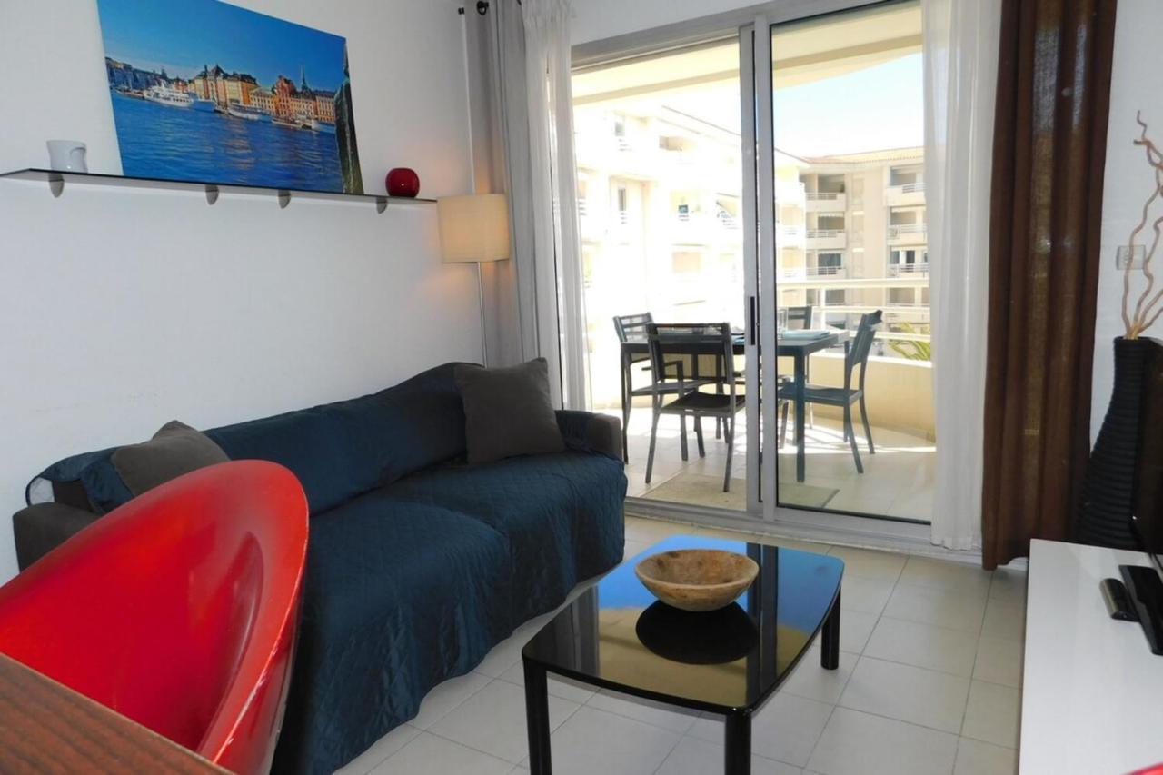 "T2 "Antibes Les Pins 3" Air Conditionned Sea View With Parking And Pool" Appartement Buitenkant foto